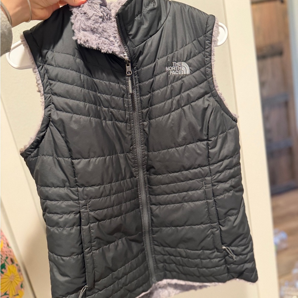 The North Face Charcoal Quilted Vest